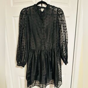 Women’s H&M Sheer Polka Dot Dress